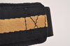 Authentic GUCCI Vintage Sherry Line Sun Visor Canvas Size XL Black 3575J