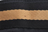 Authentic GUCCI Vintage Sherry Line Sun Visor Canvas Size XL Black 3575J