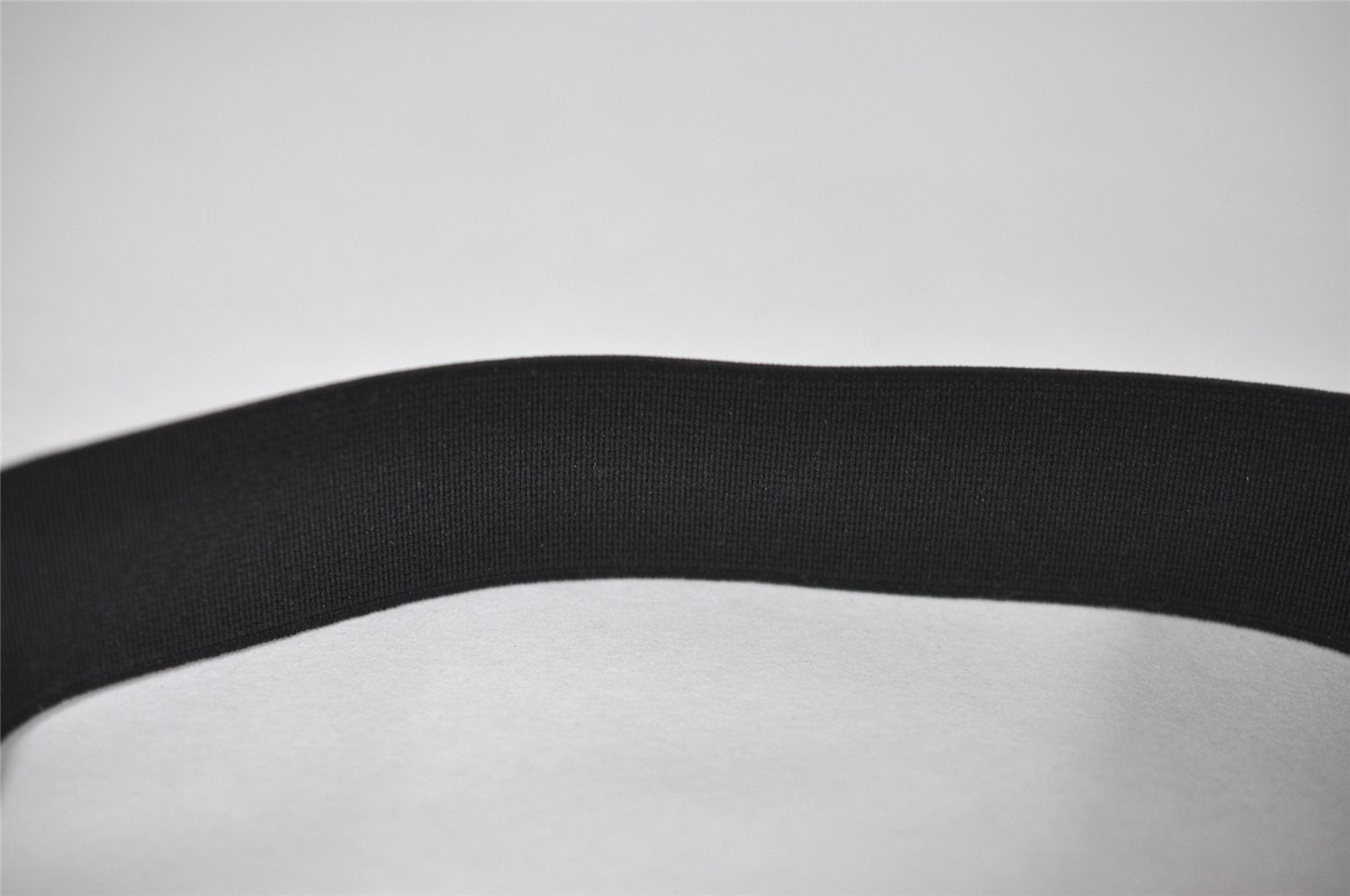 Authentic GUCCI Vintage Sherry Line Sun Visor Canvas Size XL Black 3575J