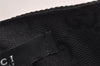 Authentic GUCCI Vintage Sherry Line Sun Visor Canvas Size XL Black 3575J