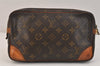 Authentic Louis Vuitton Monogram Marly Dragonne GM M51825 Clutch Bag LV 3575K