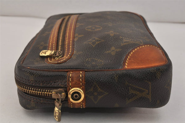 Authentic Louis Vuitton Monogram Marly Dragonne GM M51825 Clutch Bag LV 3575K
