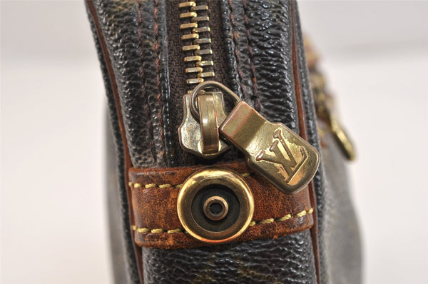 Authentic Louis Vuitton Monogram Marly Dragonne GM M51825 Clutch Bag LV 3575K