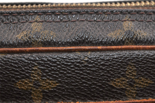 Authentic Louis Vuitton Monogram Marly Dragonne GM M51825 Clutch Bag LV 3575K