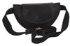 Authentic GUCCI Vintage Waist Body Bag GG Canvas Leather 106688 Black 3576J