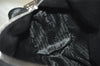 Authentic CHANEL Caviar Skin Chocolate Bar Hand Tote Bag Black 3577I