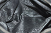Authentic CHANEL Caviar Skin Chocolate Bar Hand Tote Bag Black 3577I