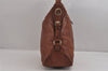 Authentic GUCCI Vintage Shoulder Hand Bag Purse Leather 282344 Brown 3577J