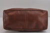 Authentic GUCCI Vintage Shoulder Hand Bag Purse Leather 282344 Brown 3577J
