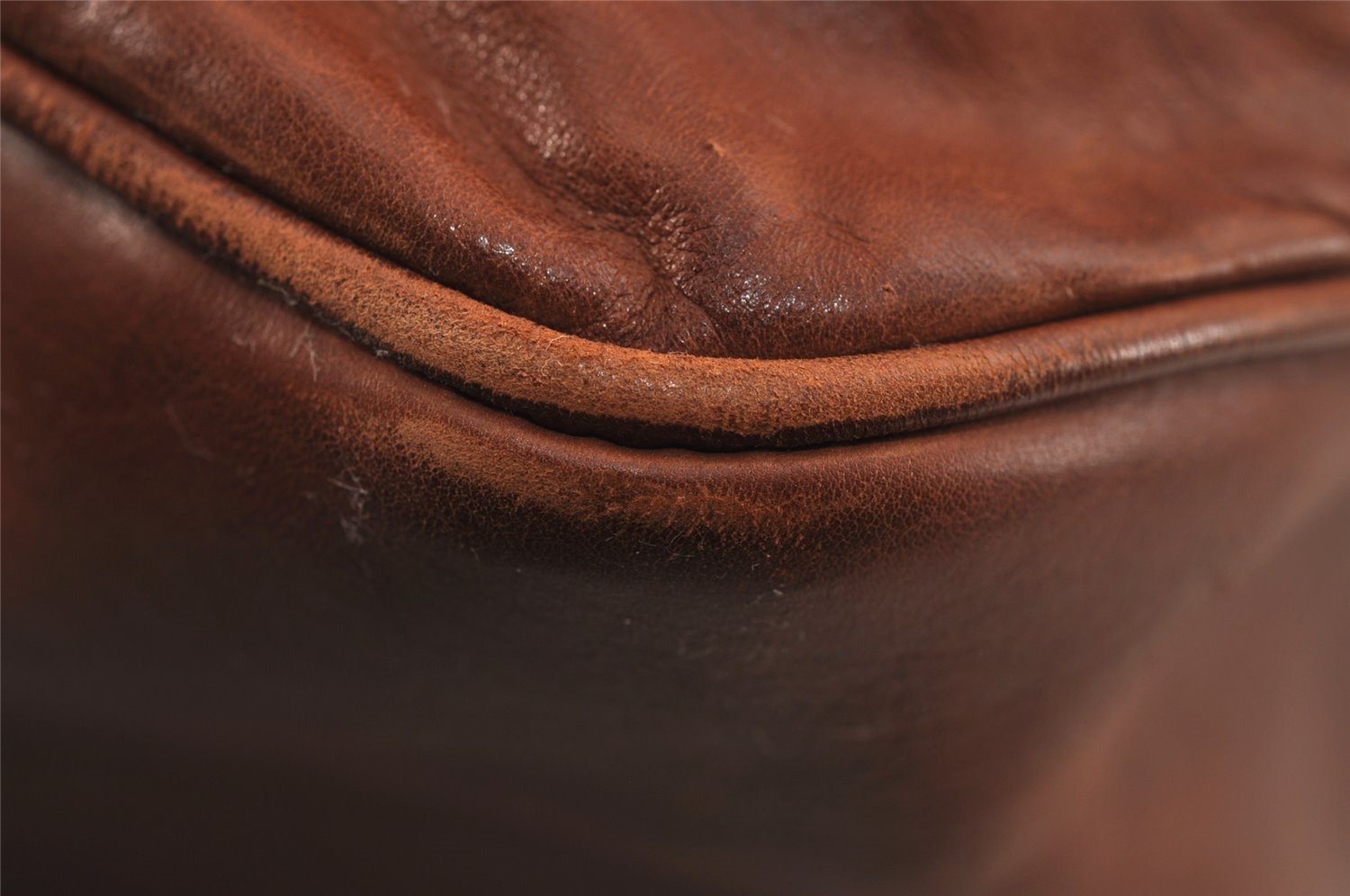 Authentic GUCCI Vintage Shoulder Hand Bag Purse Leather 282344 Brown 3577J