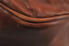 Authentic GUCCI Vintage Shoulder Hand Bag Purse Leather 282344 Brown 3577J