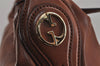 Authentic GUCCI Vintage Shoulder Hand Bag Purse Leather 282344 Brown 3577J