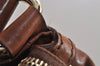 Authentic GUCCI Vintage Shoulder Hand Bag Purse Leather 282344 Brown 3577J