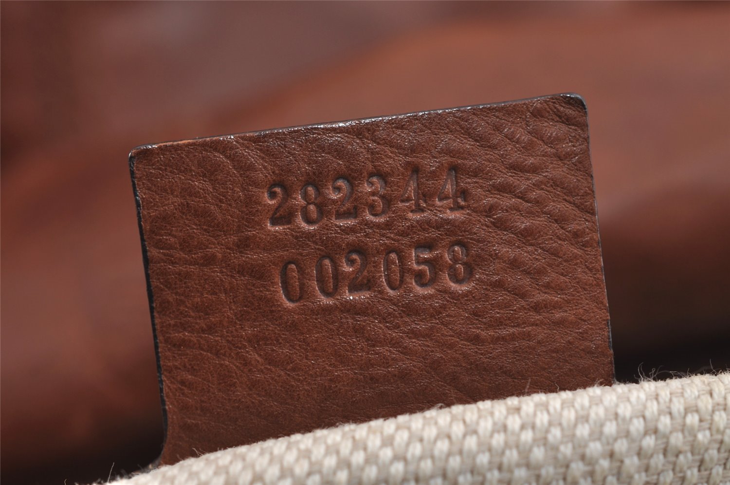 Authentic GUCCI Vintage Shoulder Hand Bag Purse Leather 282344 Brown 3577J