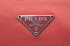 Authentic PRADA Vintage Nylon Tessuto Hand Bag Pouch Purse Pink 3578I