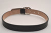 Authentic GUCCI Childrens GG Marmont Leather Belt Black 20.1-23.2" Box 3578J