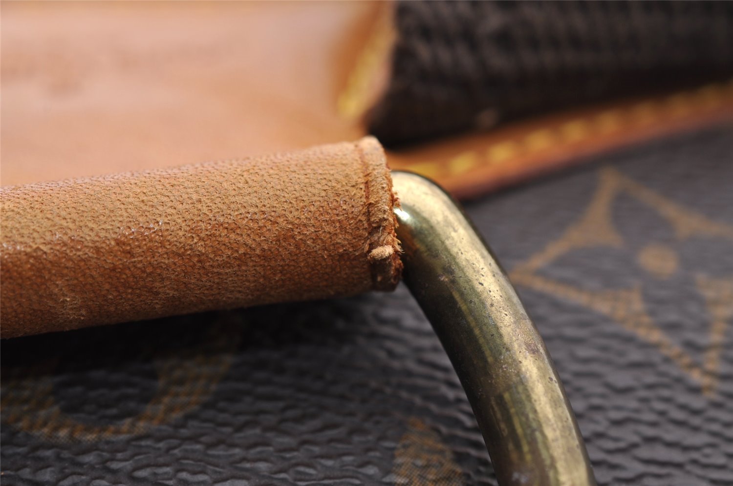 Authentic Louis Vuitton Monogram Montsouris GM Backpack M51135 LV 3580I