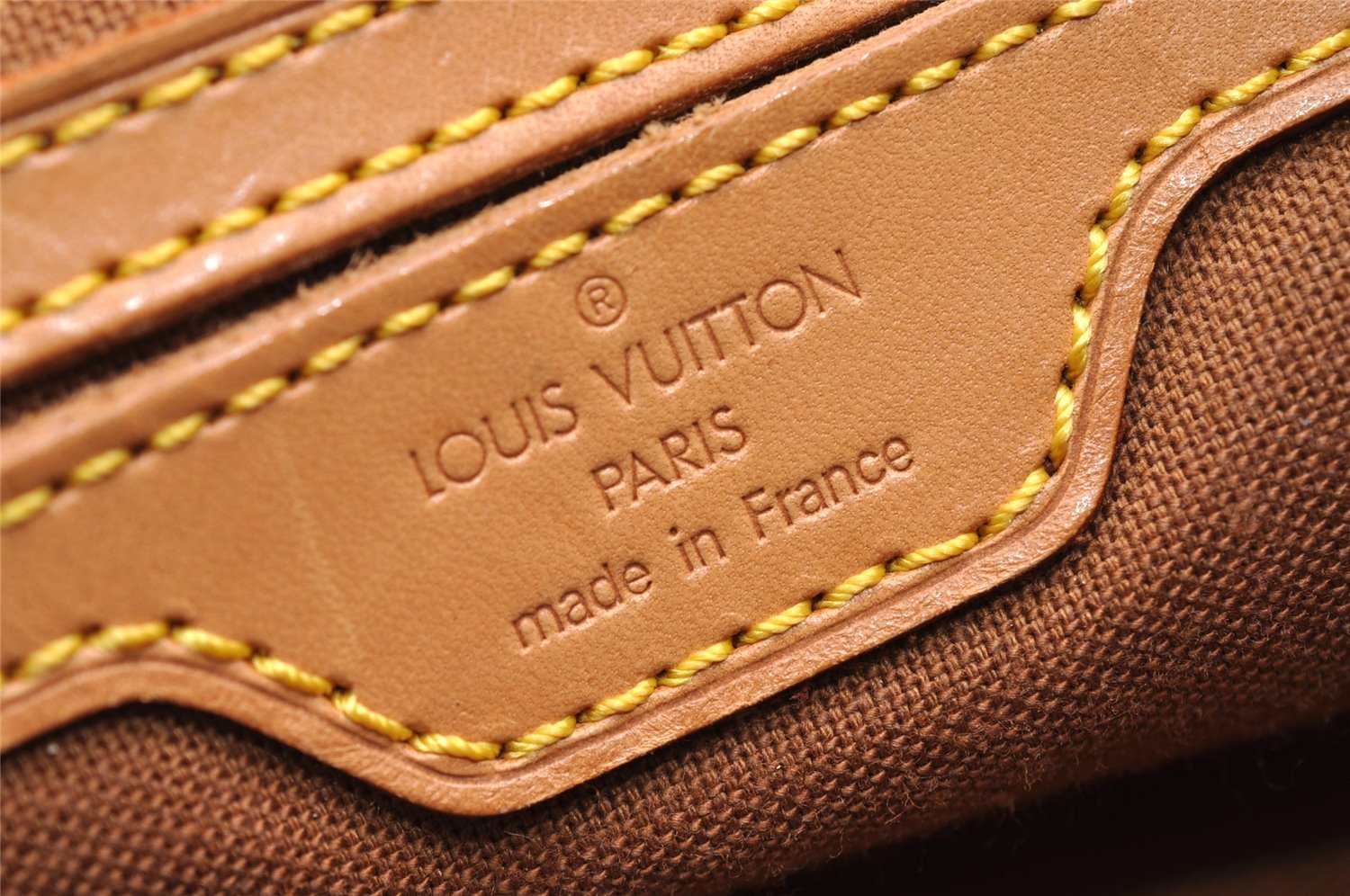 Authentic Louis Vuitton Monogram Montsouris GM Backpack M51135 LV 3580I