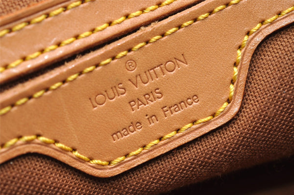 Authentic Louis Vuitton Monogram Montsouris GM Backpack M51135 LV 3580I