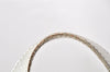 Authentic CHANEL New Travel Line Shoulder Tote Bag Nylon Leather Silver 3580K