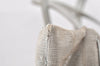 Authentic CHANEL New Travel Line Shoulder Tote Bag Nylon Leather Silver 3580K