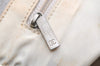 Authentic CHANEL New Travel Line Shoulder Tote Bag Nylon Leather Silver 3580K