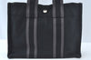 Authentic HERMES Vintage Fourre Tout PM Hand Tote Bag Canvas Black 3582J