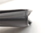 Authentic Burberrys Vintage Leather Clutch Hand Bag Purse Black 3582K