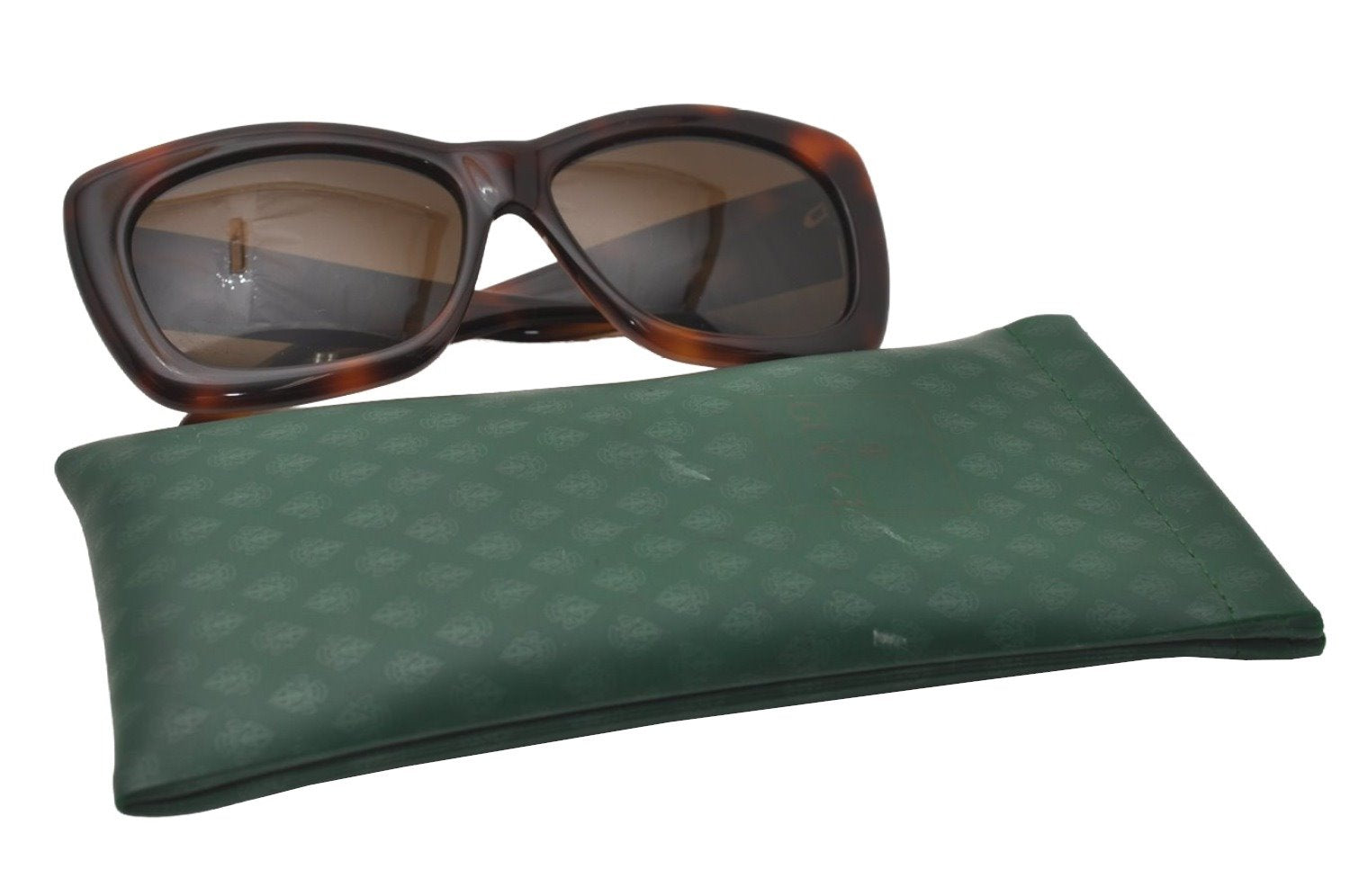 Authentic GUCCI Sunglasses Vintage Tortoise Shell GG 2150/S Plastic Brown 3583J