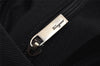 Authentic Salvatore Ferragamo Vara Ribbon Enamel Shoulder Tote Bag Black 3583K
