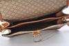 Authentic CELINE Macadam Blason Shoulder Cross Body Bag PVC Leather Beige 3584I