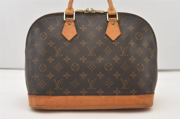 Authentic Louis Vuitton Monogram Alma Hand Bag Purse M51130 LV 3584J