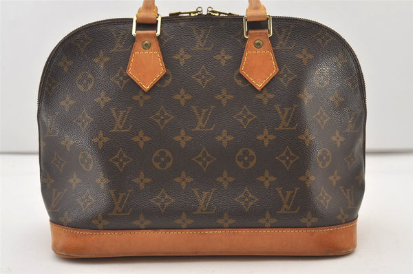 Authentic Louis Vuitton Monogram Alma Hand Bag Purse M51130 LV 3584J