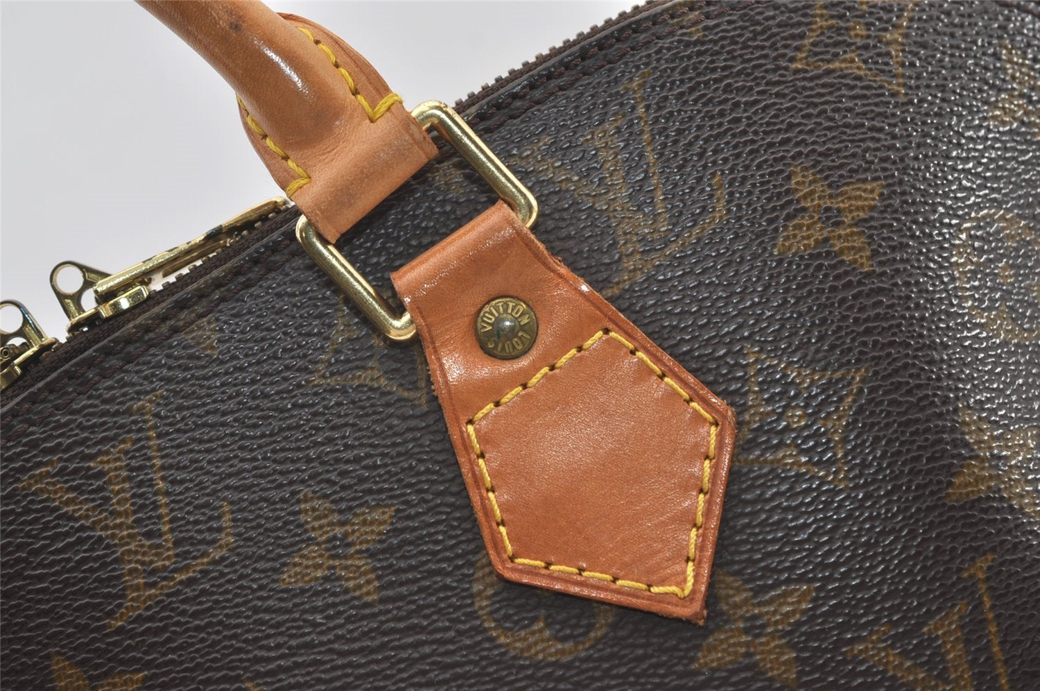 Authentic Louis Vuitton Monogram Alma Hand Bag Purse M51130 LV 3584J