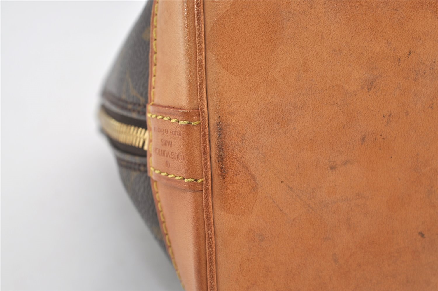 Authentic Louis Vuitton Monogram Alma Hand Bag Purse M51130 LV 3584J