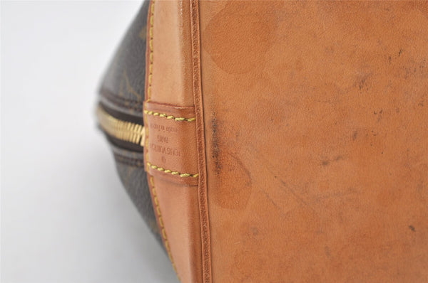 Authentic Louis Vuitton Monogram Alma Hand Bag Purse M51130 LV 3584J