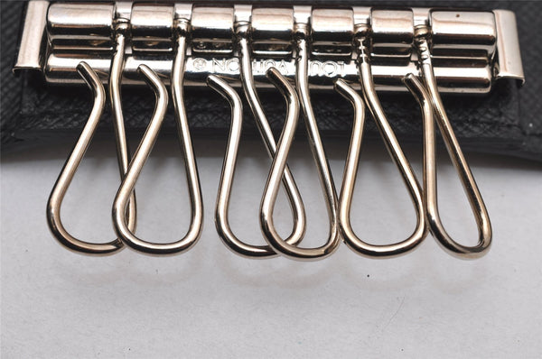 Authentic Louis Vuitton Damier Graphite Multicles 6 Key Case M62662 LV 3585I