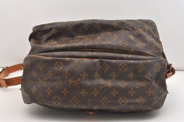 Authentic Louis Vuitton Monogram Saumur 35 Shoulder Cross Bag M42254 LV 3585J