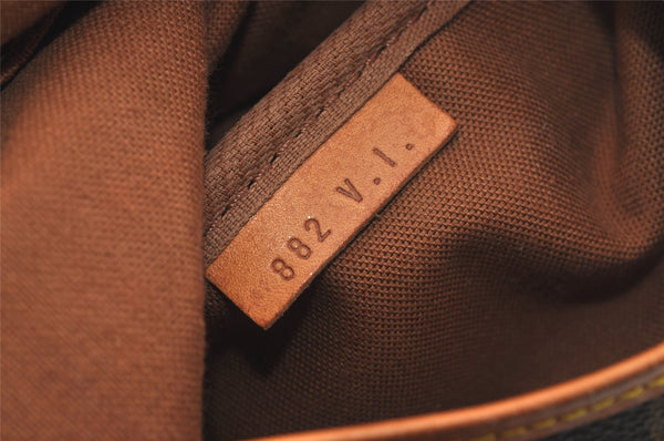 Authentic Louis Vuitton Monogram Saumur 35 Shoulder Cross Bag M42254 LV 3585J