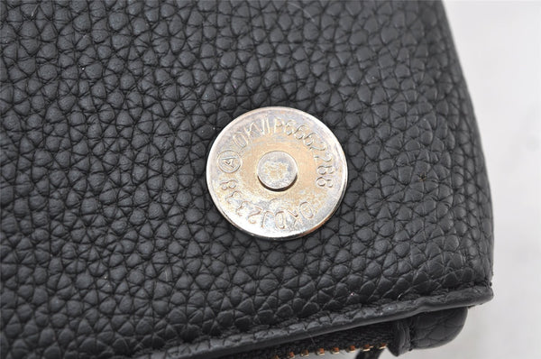 Authentic MIU MIU Leather Chain Tassel 2Way Shoulder Cross Body Bag Black 3587I