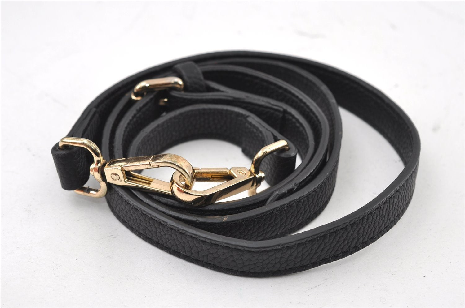 Authentic MIU MIU Leather Chain Tassel 2Way Shoulder Cross Body Bag Black 3587I