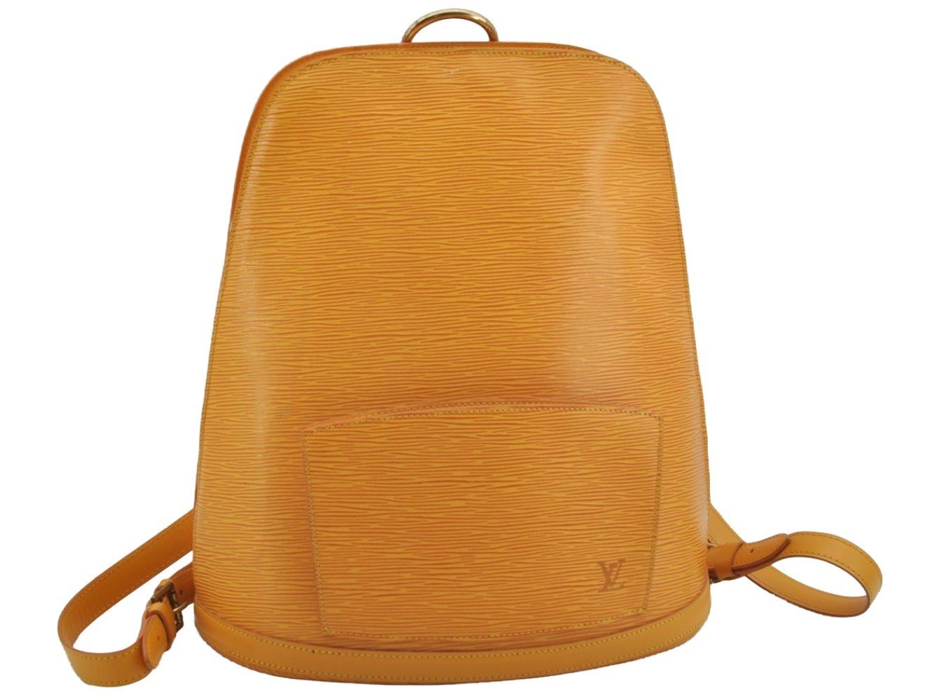 Authentic Louis Vuitton Epi Gobelin Backpack Yellow M52299 LV 3588J