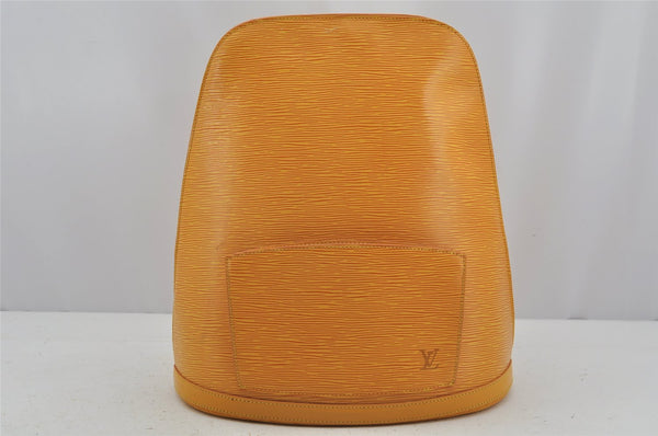 Authentic Louis Vuitton Epi Gobelin Backpack Yellow M52299 LV 3588J