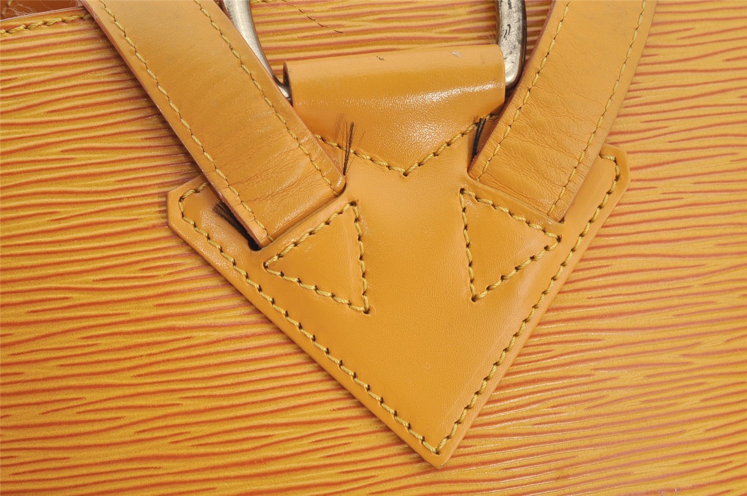 Authentic Louis Vuitton Epi Gobelin Backpack Yellow M52299 LV 3588J