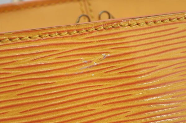 Authentic Louis Vuitton Epi Gobelin Backpack Yellow M52299 LV 3588J