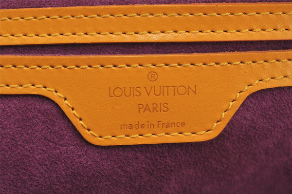 Authentic Louis Vuitton Epi Gobelin Backpack Yellow M52299 LV 3588J