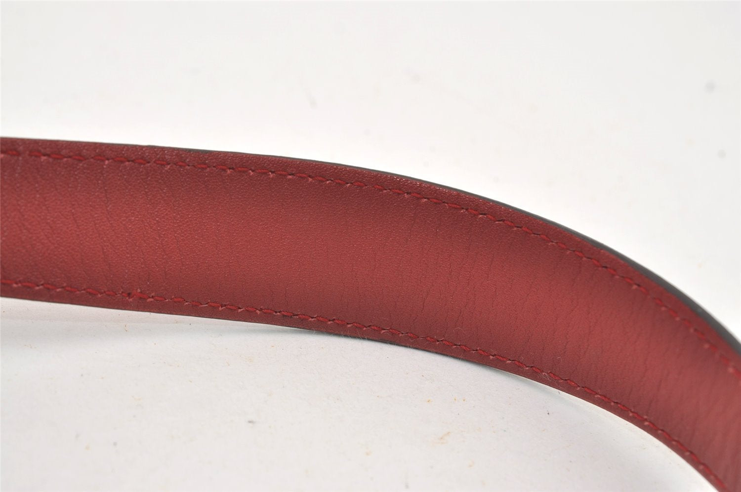 Authentic GUCCI Shoulder Hand Bag Purse GG Canvas Leather 257268 Red 3590J