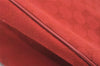 Authentic GUCCI Shoulder Hand Bag Purse GG Canvas Leather 257268 Red 3590J