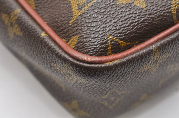 Auth Louis Vuitton Monogram Petit Marceau Shoulder Cross Bag Old Model LV 3590K