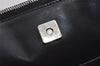Authentic GUCCI Vintage Shoulder Hand Bag GG Canvas Leather Black 3592I